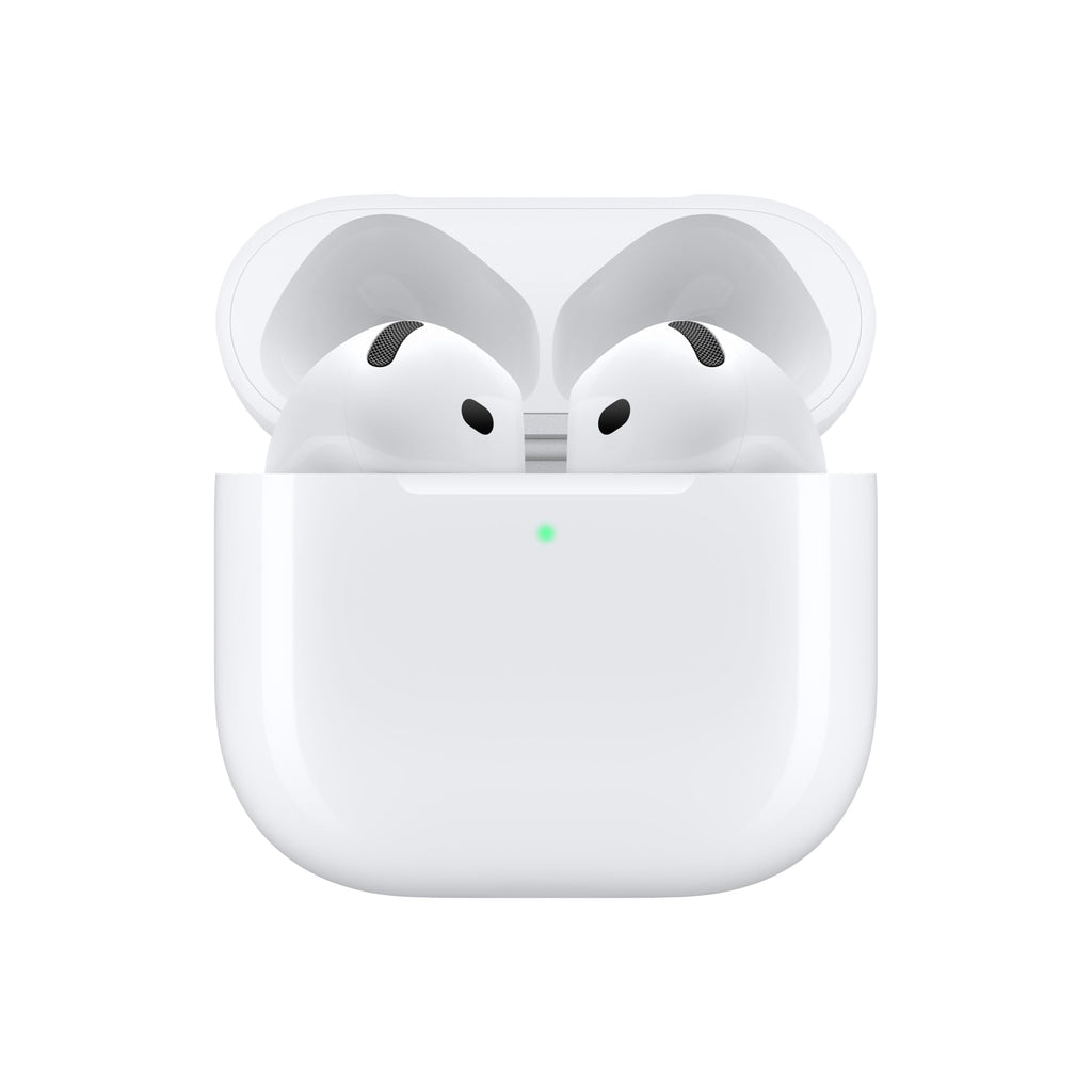 Apple AirPods 4 Kabellose Kopfhörer, Bluetooth Kopfhörer, Personalisiertes 3D Audio, Schutz vor Schweiß und Wasser, USB-C Ladecase, H2 Chip, bis zu 24 Std. Wiedergabe