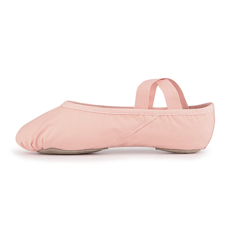 Bezioner Ballettschuhe Ballettschläppchen Tanzschuhe Geteilte Ledersohle für Kinder und Erwachsene
