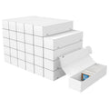 Trading Card Storage Box, 20-Pack 1100 Count White Corrugated Cardboard Box