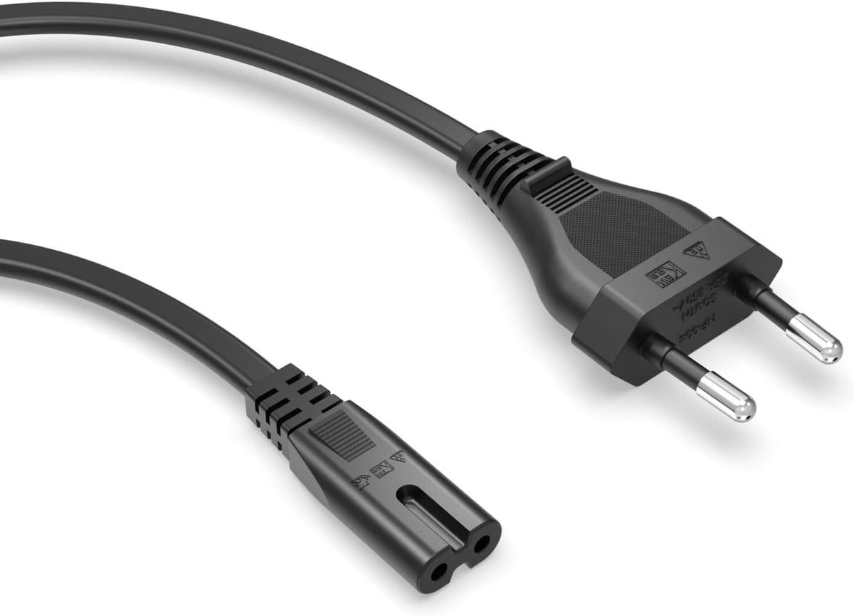 Superer 2M Netzkabel Stromkabel Passend für PS5 PS4 Xbox TV Fernseher