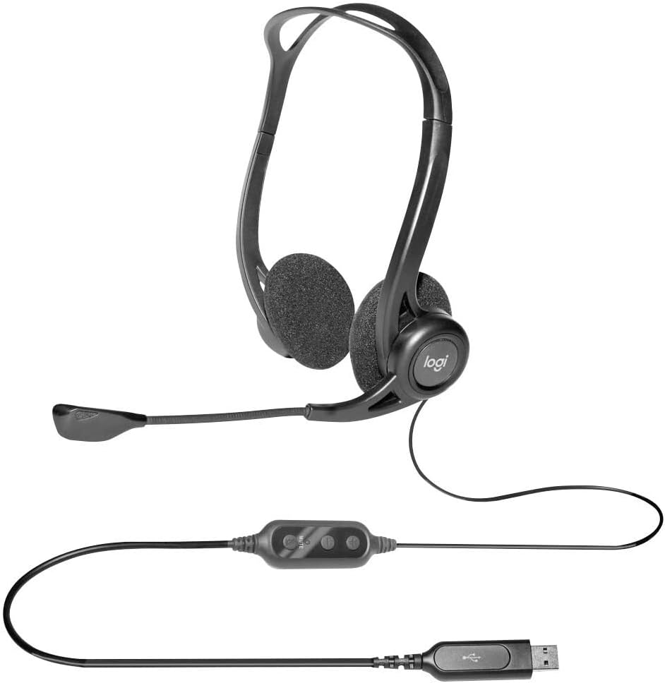 Logitech 960 Kopfhörer mit Mikrofon