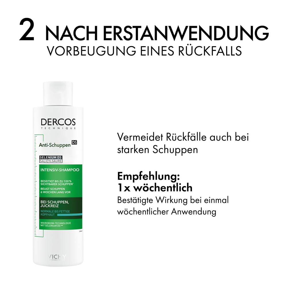 Vichy Dercos Anti-Schuppen Shampoo für fettige Kopfhaut