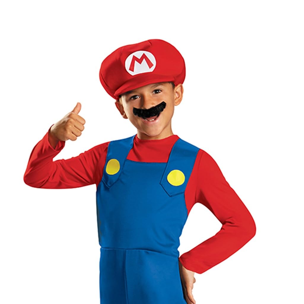 Disguise Nintendo Super Mario Costume, Officially Licensed Super Mario Brothers Boys Costume