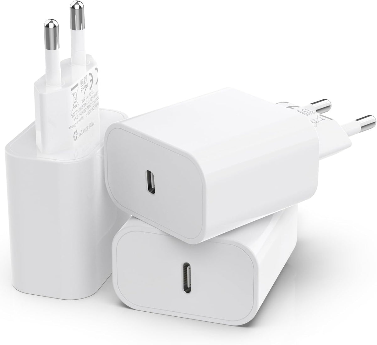 3er-Pack 25W USB C Schnellladegerät für iPhone 16/15/14/13/12/11 SE