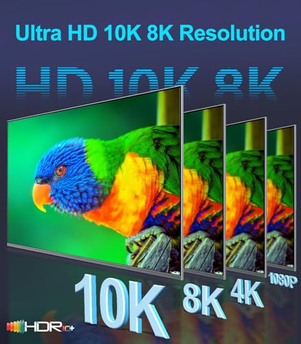Sniokco 10K 8K 4K HDMI 2.1 Kabel 7.62Meter Zertifiziert 48Gbps High Speed