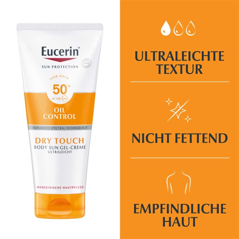 Eucerin Oil Control Sun Face Gel-Creme LSF 50+ 50 ml, Sonnencreme