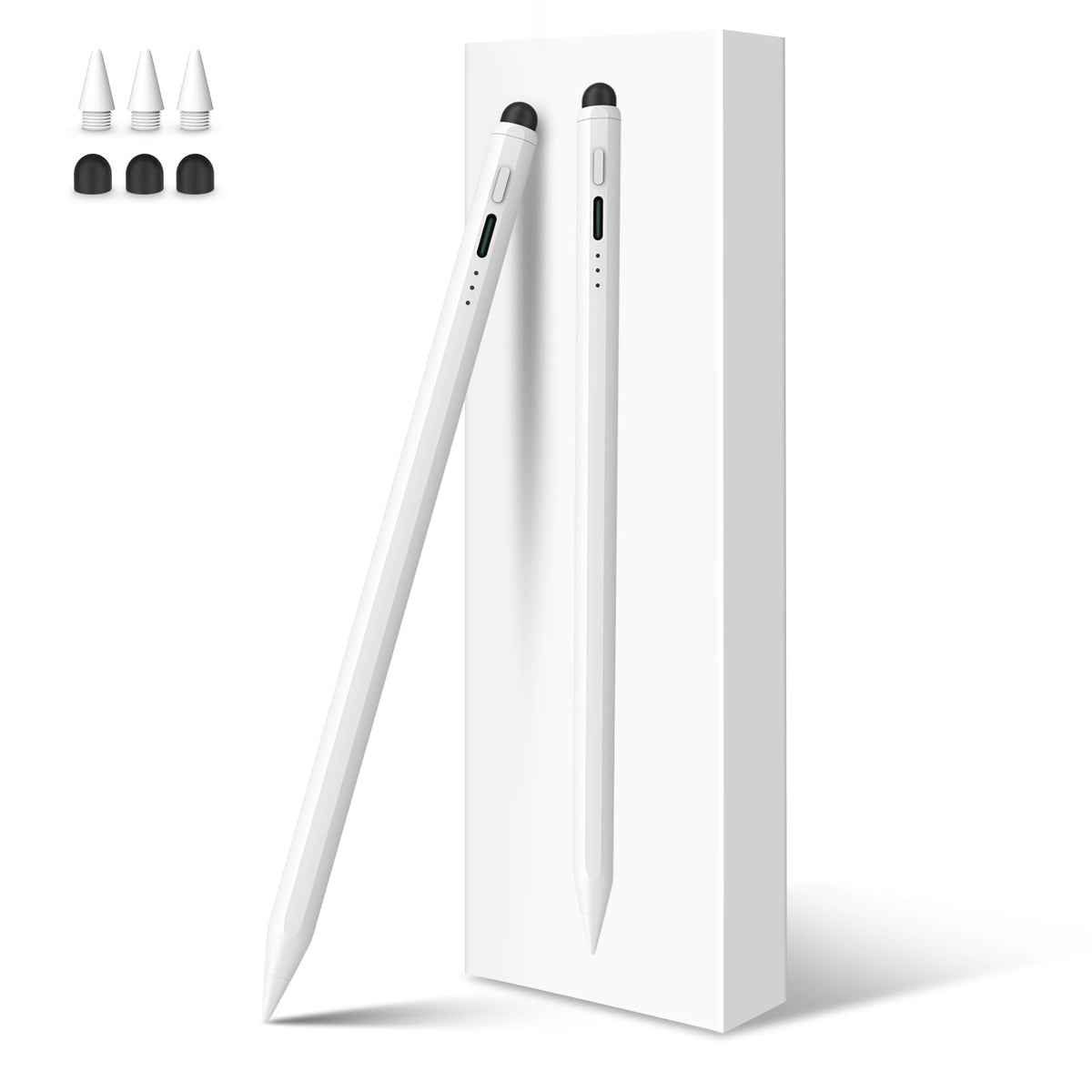 MEKO Stift für Apple iPad 2018–2026, Weiß, 35 Stunden Akkulaufzeit