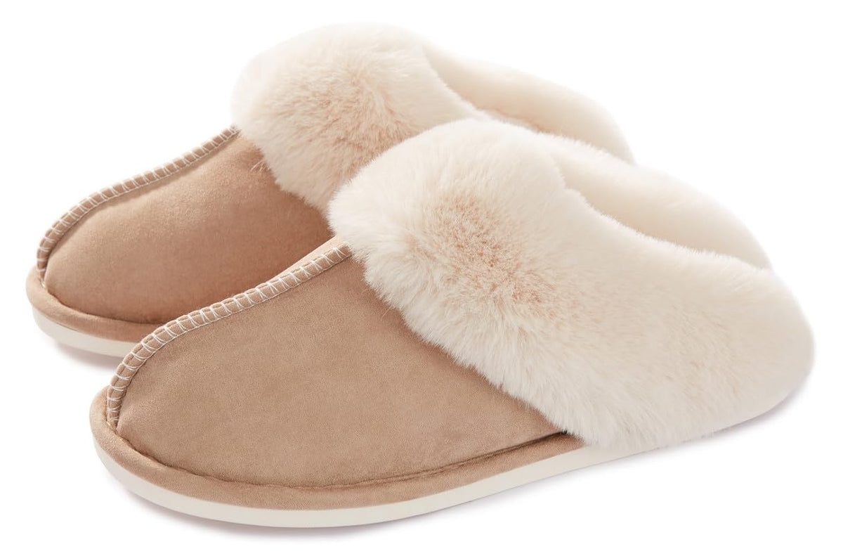 Misolin Chaussons Femme Homme Hiver Chaudes Maison Mémoire Mousse Pantoufle