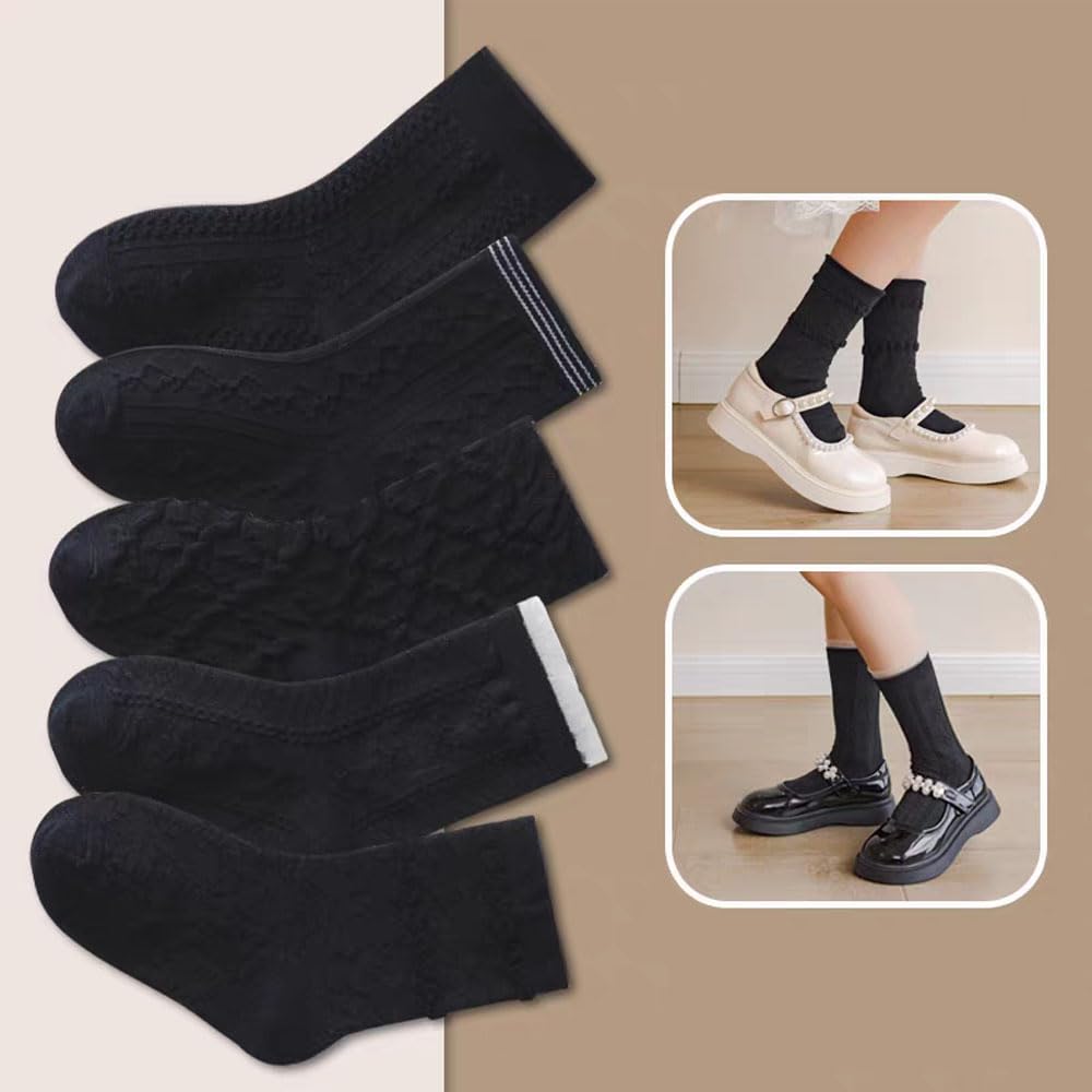 FedMois 10 Paires Chaussettes chaudes hiver en Coton Garçons Filles Socquette Enfant