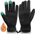 ihuan Thermo Fahrradhandschuhe für Damen und Herren – Warme Winter- und Schneehandschuhe, touchscreen-kompatibel, wasserdicht, winddicht und rutschfest, Sporthandschuhe zum Radfahren, Laufen, Skifahren und Wandern