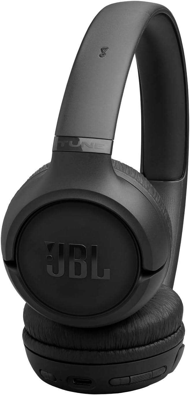 JBL Tune 530BT, Kabelloser On-Ear-Kopfhörer mit Bluetooth, Schwarz