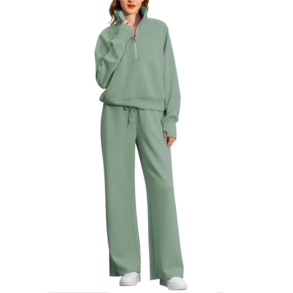 Tracksuit Womens Full Set Lounge Wear Sets for Women UK Comfort Long Sleeve Activewear Fall Outfits Gym 2 Piece Ladies Sweatshirts Joggers