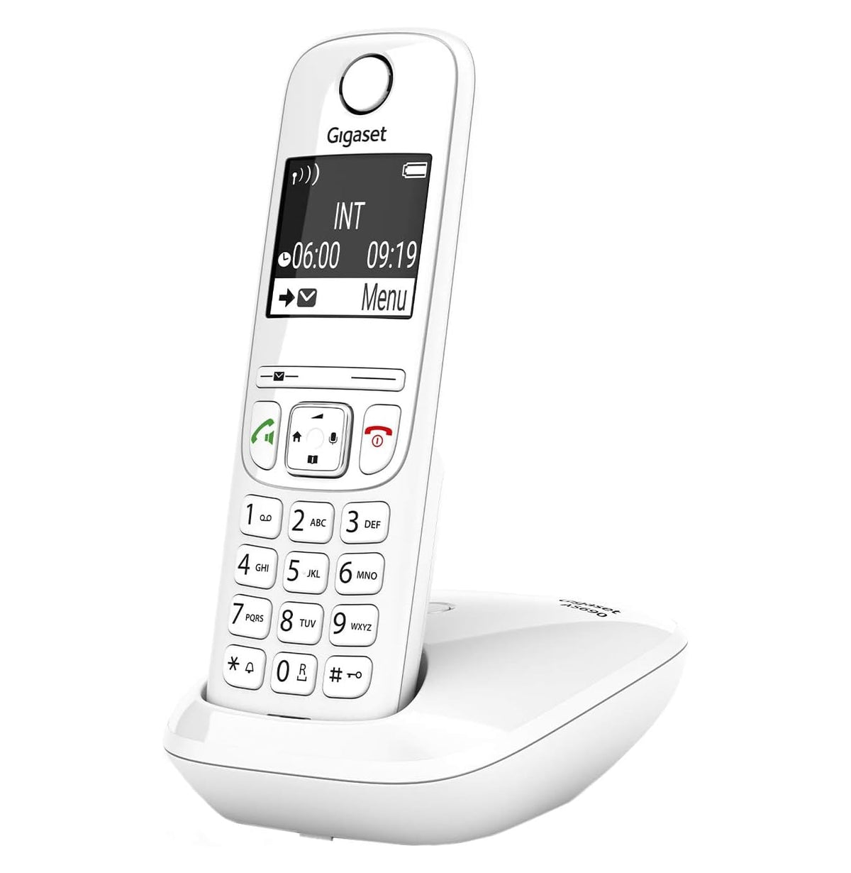 Gigaset AS690 - Schnurloses DECT-Telefon - großes, kontrastreiches Display - Brillante Audioqualität - einstellbare Klangprofile - Freisprechfunktion - Anrufschutz, schwarz [Deutsche Version]