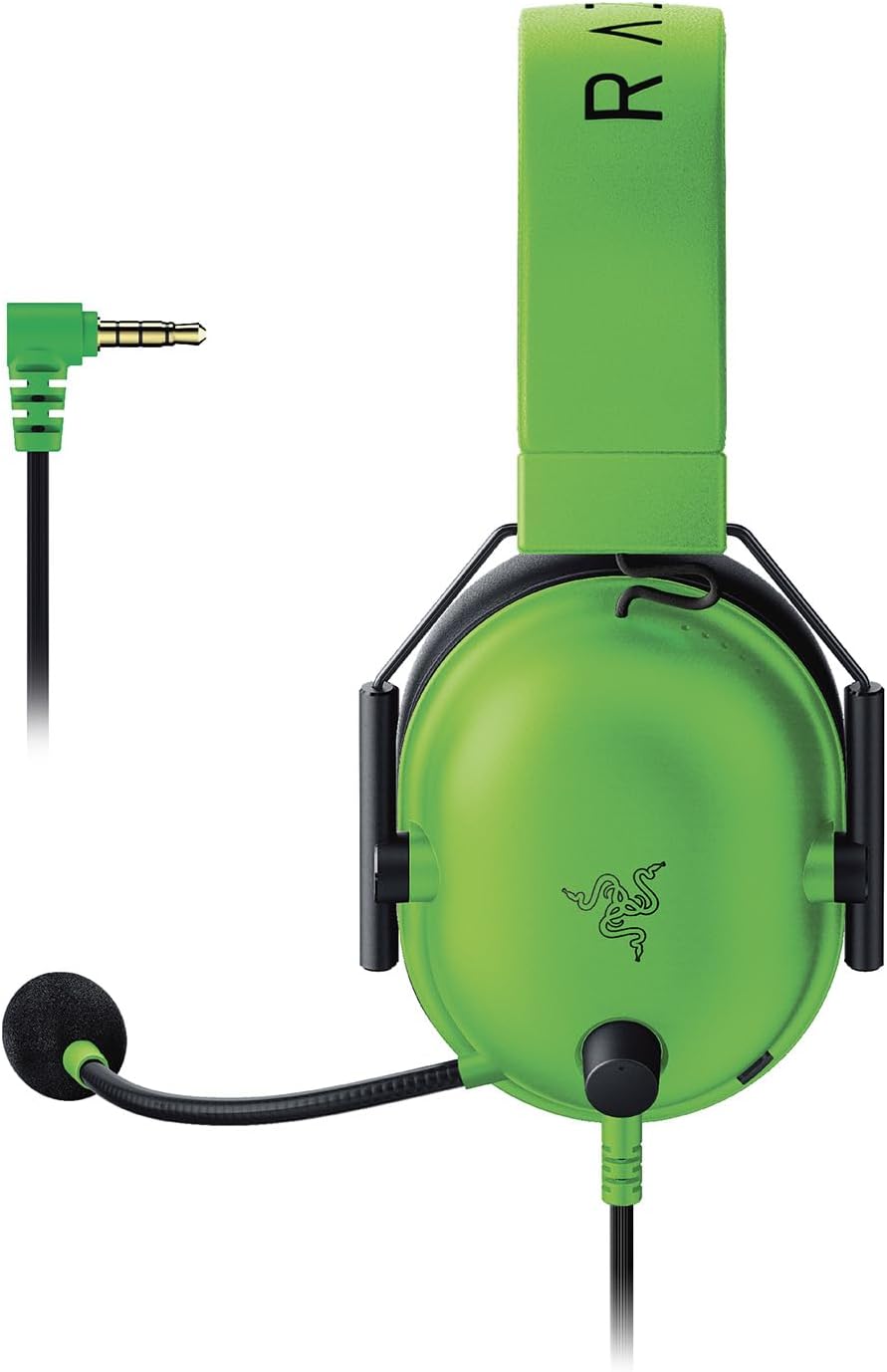 Razer BlackShark V2 X - Multi-Plattform kabelgebundenes Esports-Headset (Triforce 50mm Treiber, Erweiterte Passive Geräuschunterdrückung, 7.1 Surround Sound, Hyperclear Cardioid Mic) Grün