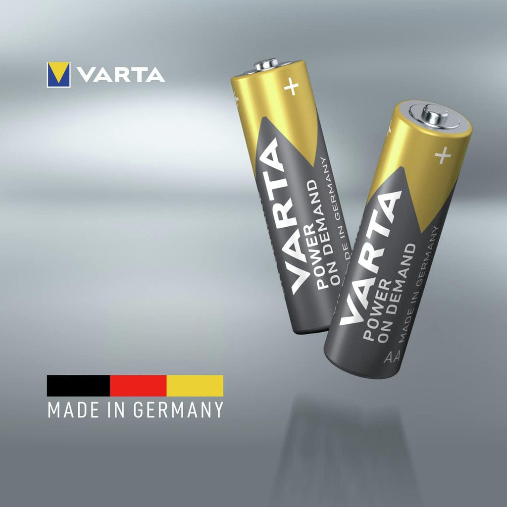 Varta Batterien AAA 100 Stück Power on Demand Alkaline 1,5 V Vorratspack