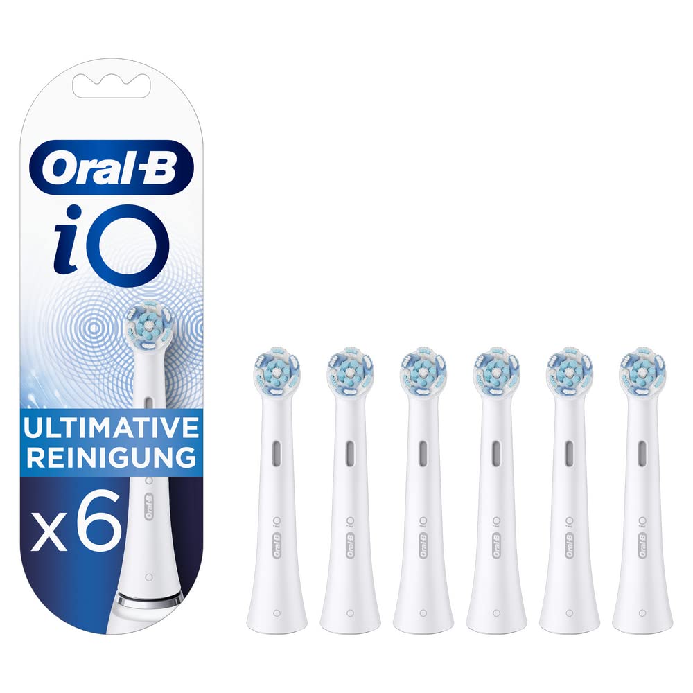 Oral-B iO Aufsteckbürsten Ultimative Reinigung, Schwarz, 4 Stück