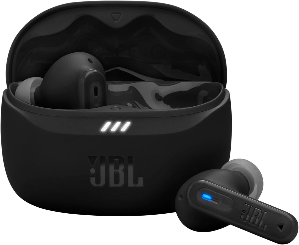 JBL Tune Beam 2, Kabellose Kopfhörer mit Noise-Cancelling, Schwarz