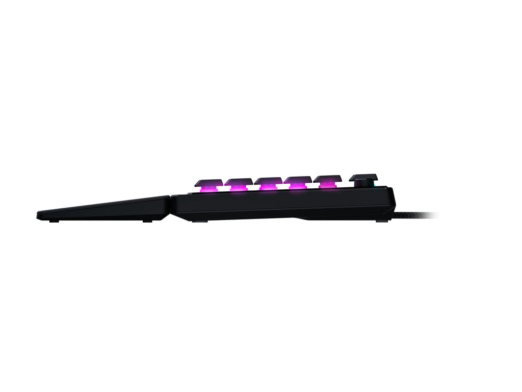 Razer Ornata V3 X - Flache Membran-Tastatur mit Chroma RGB (Lautlose Membran-Switches, Ergonomische Handballenauflage, Tastenkappen Anti-UV-Beschichtung) QWERTZ DE-Layout | Schwarz