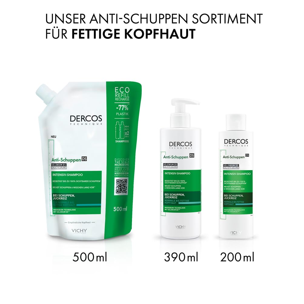Vichy Dercos Anti-Schuppen Shampoo für fettige Kopfhaut