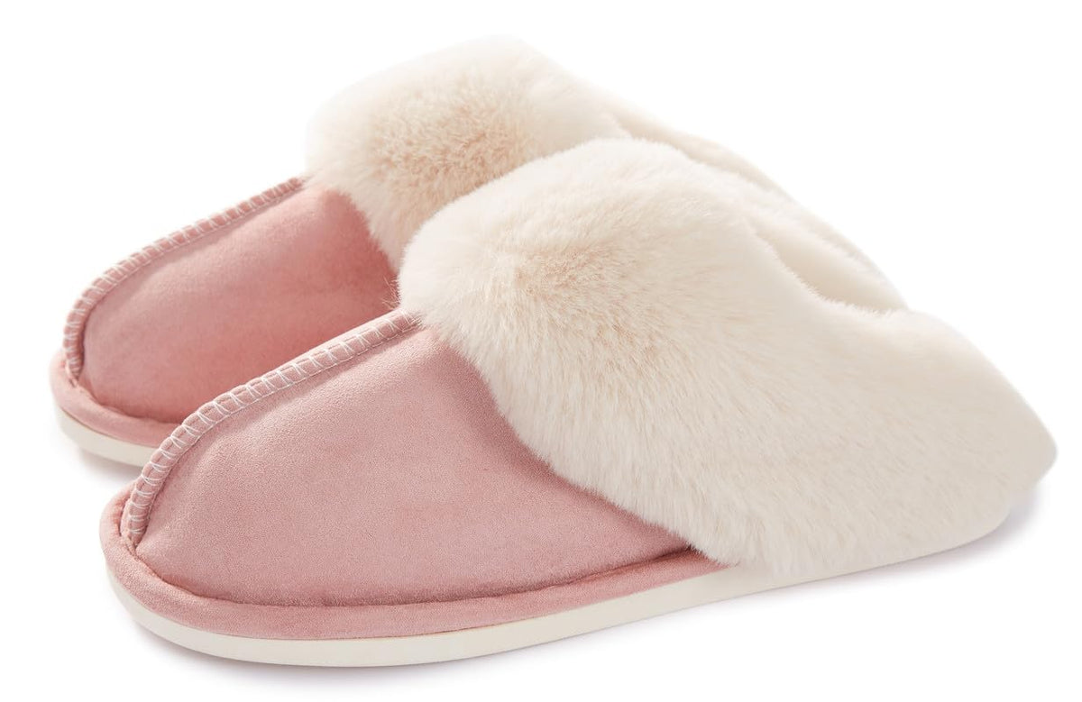 Misolin Chaussons Femme Homme Hiver Chaudes Maison Mémoire Mousse Pantoufle
