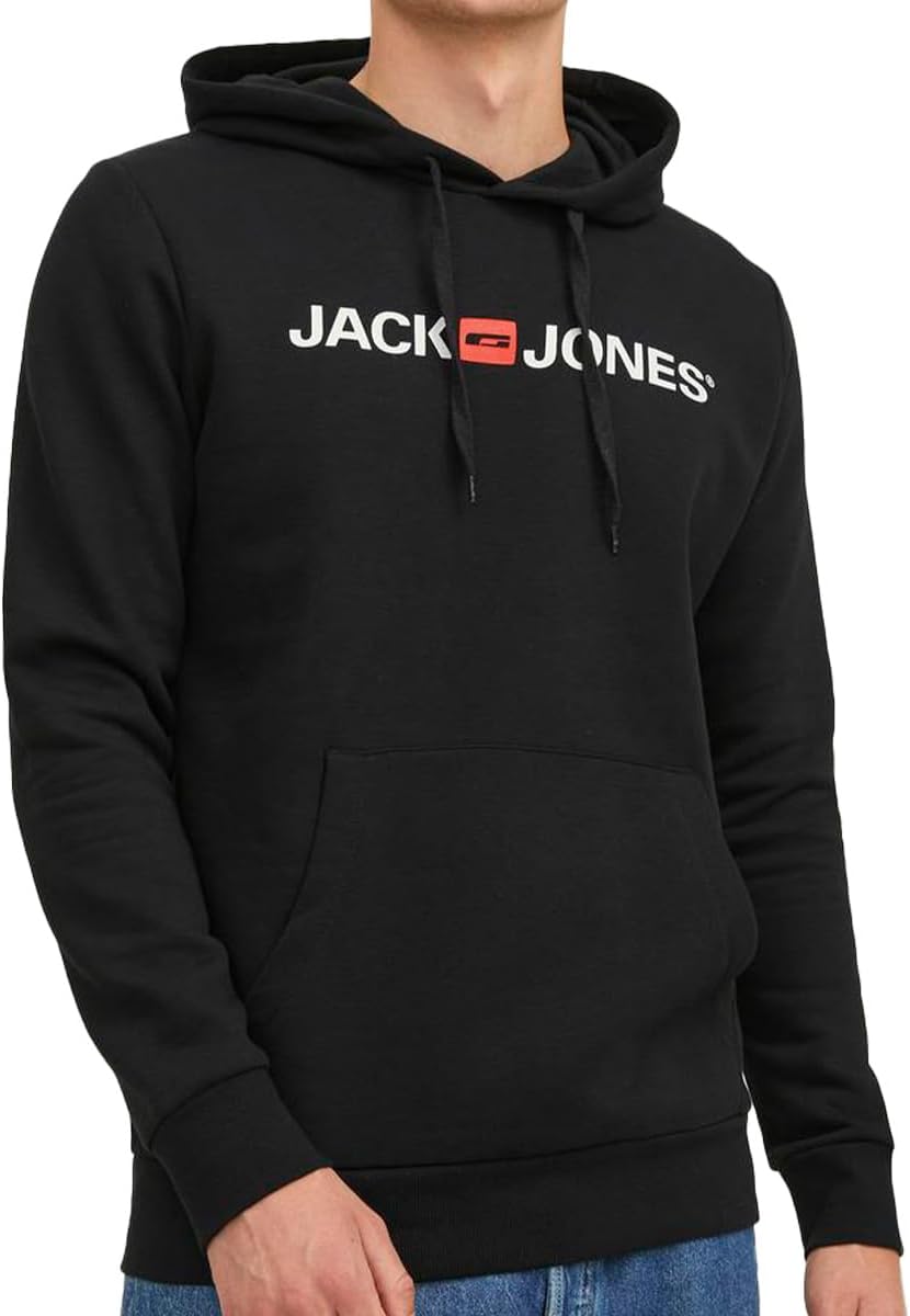 JACK & JONES Herren Kapuzenpullover mit Logo