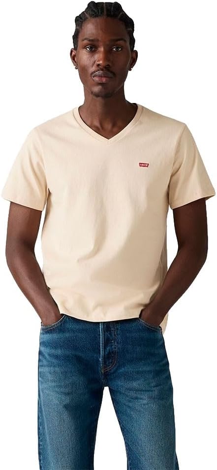 Levi's Herren Original Housemark V-Neck T-Shirt
