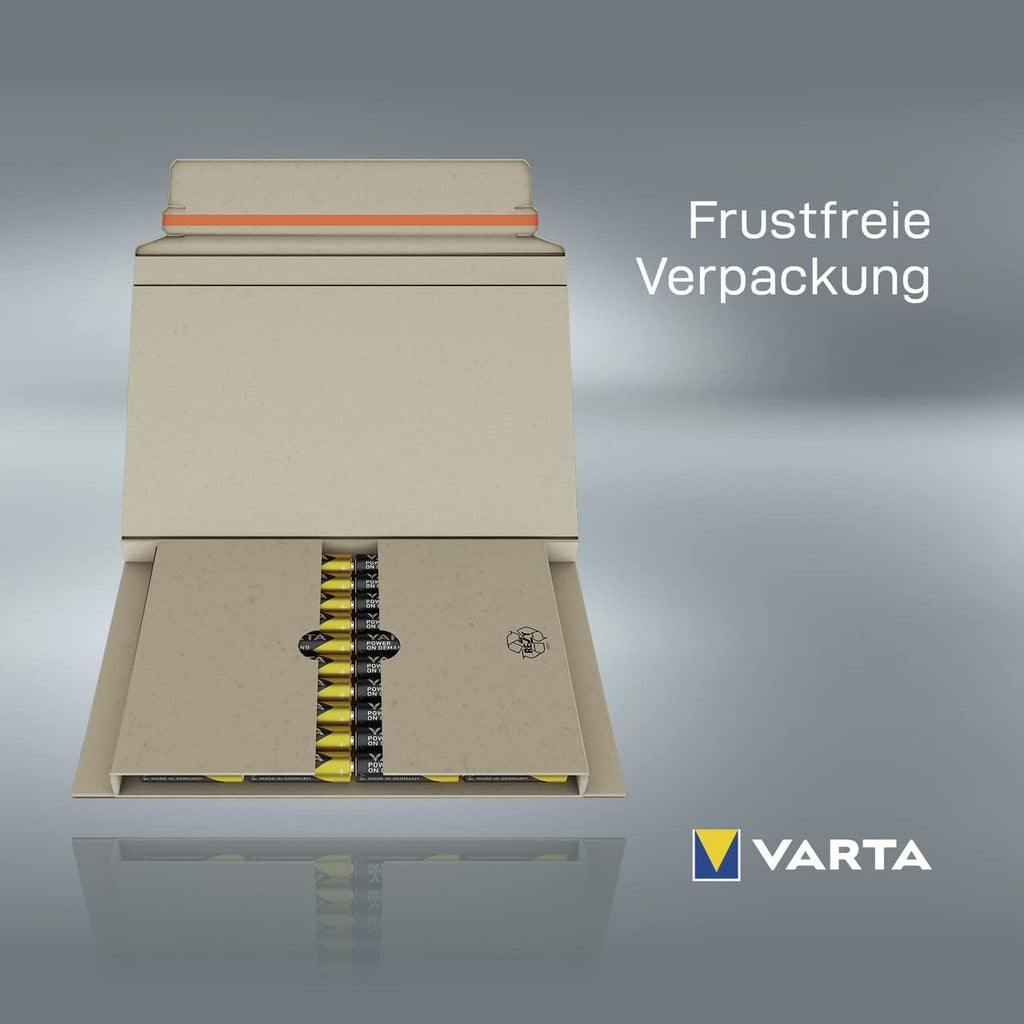 Varta Batterien AAA 100 Stück Power on Demand Alkaline 1,5 V Vorratspack