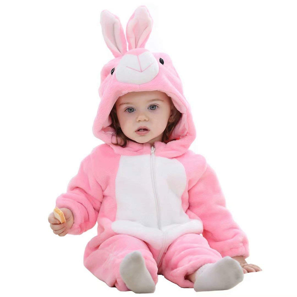 OLLULL Baby Animal Costumes Unisex Toddler Outfit Halloween Dress Up Romper