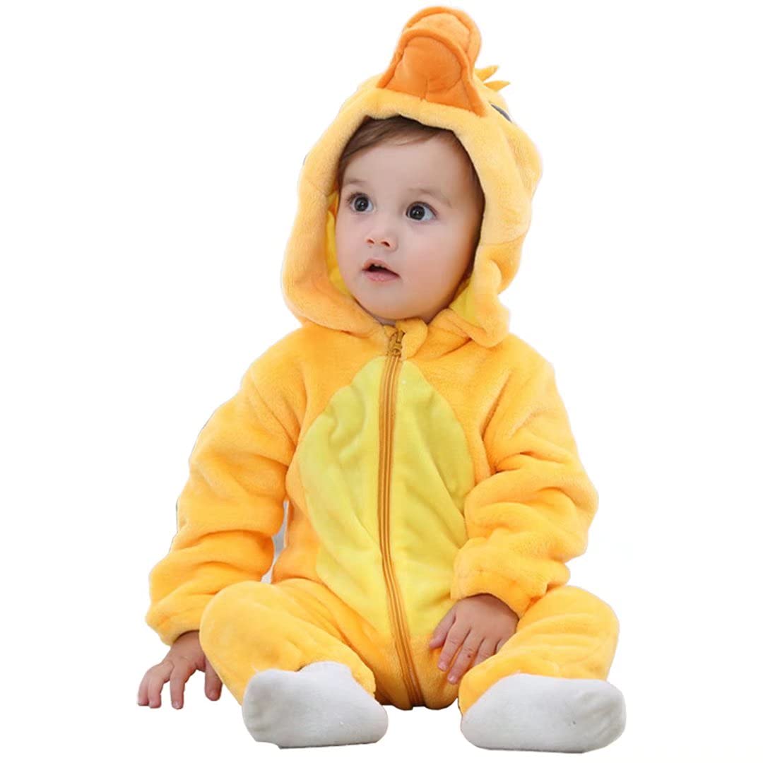 OLLULL Baby Animal Costumes Unisex Toddler Outfit Halloween Dress Up Romper