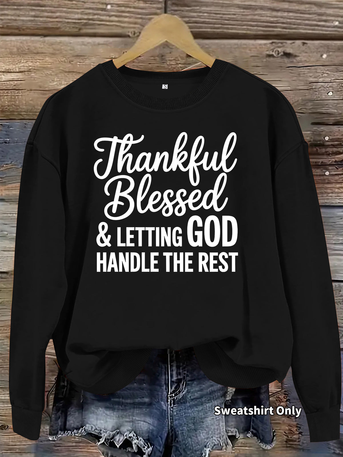 Sweat-shirt ample en velours