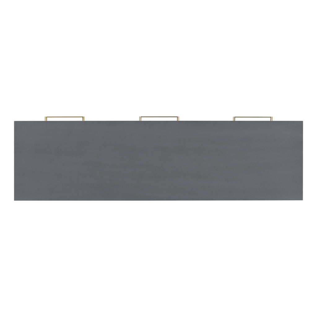 Elegante mesa consola con tres cajones, mesa de entrada extra larga para recibidor, pasillo, sala de estar, vestíbulo, corredor