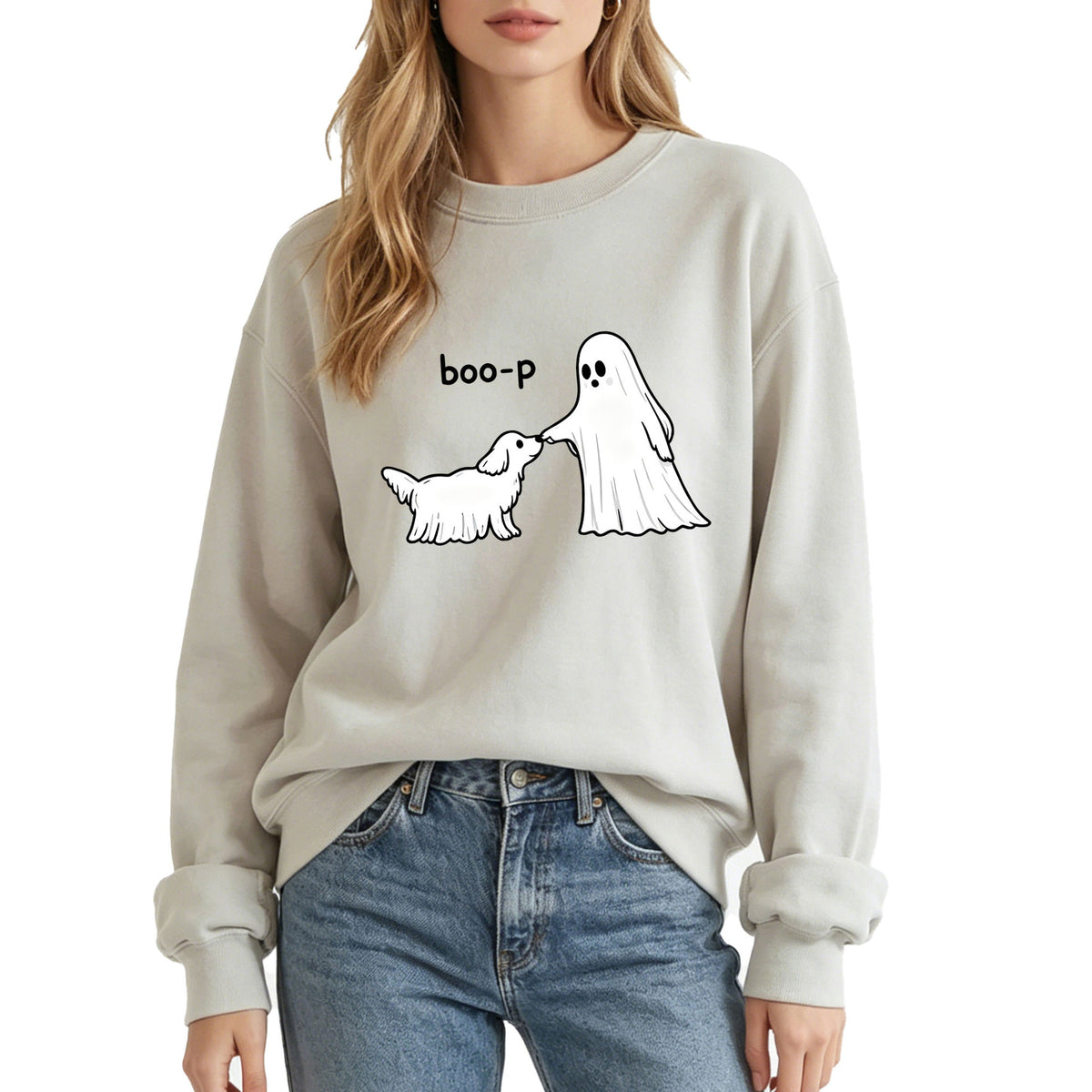 Boo-p printed hoodie