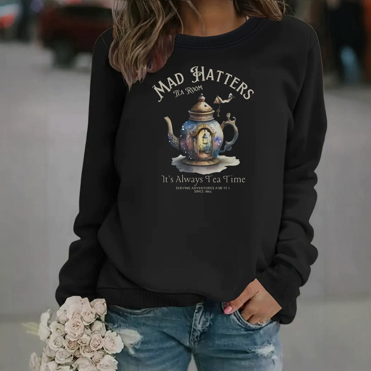Long sleeved fleece hoodie