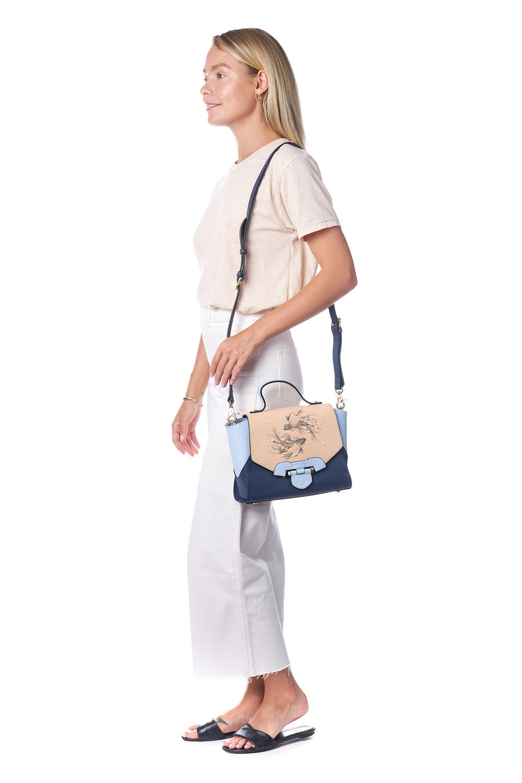 Bolso pequeño Koi azul