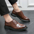 Men's Large-size Leather Dress Shoes For Business Formal Wear