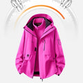 Men's And Women's 3-in-1 Tactical Jacket With Black Gold Graphene Insulation