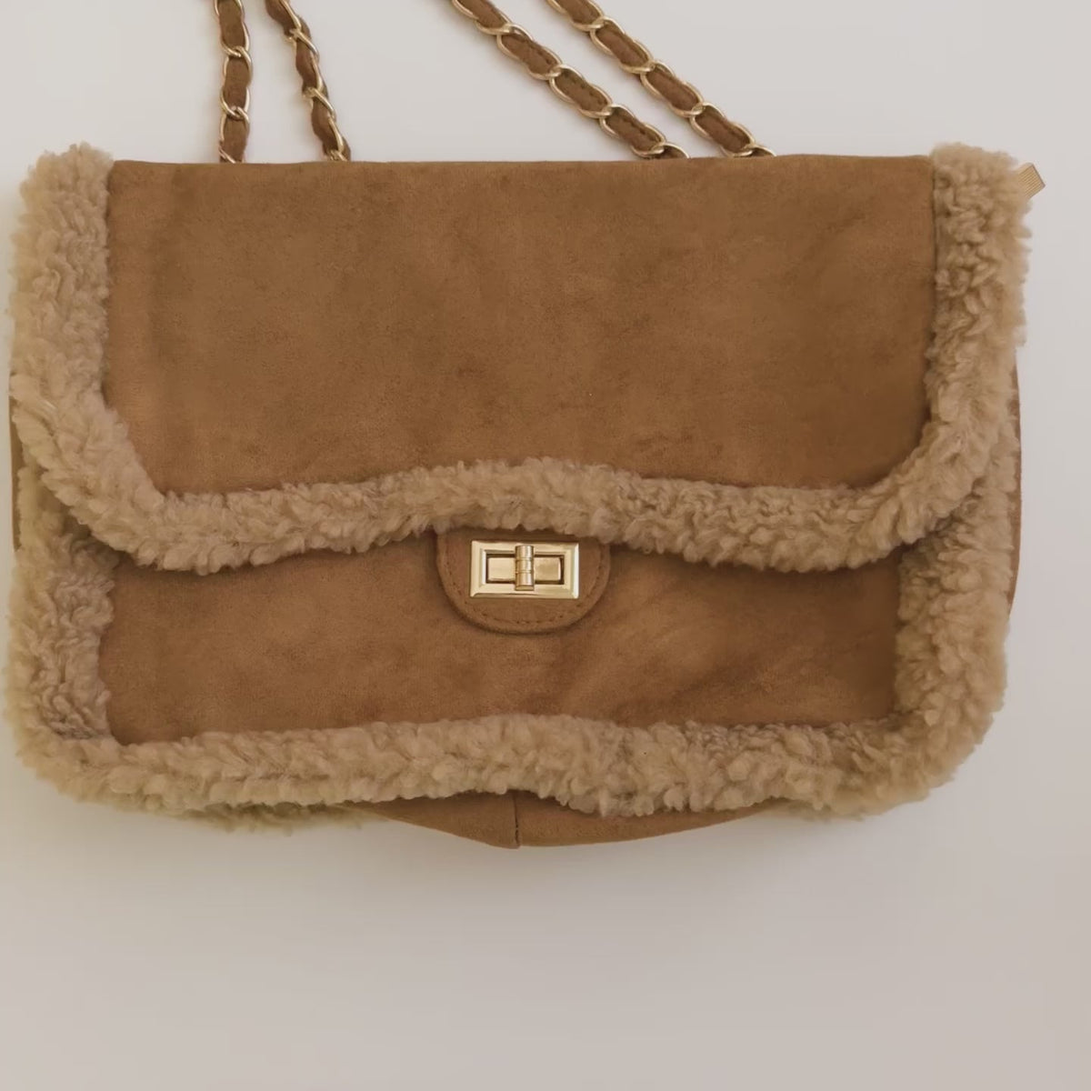 Bolso de hombro con cadena Luxe Deluxe
