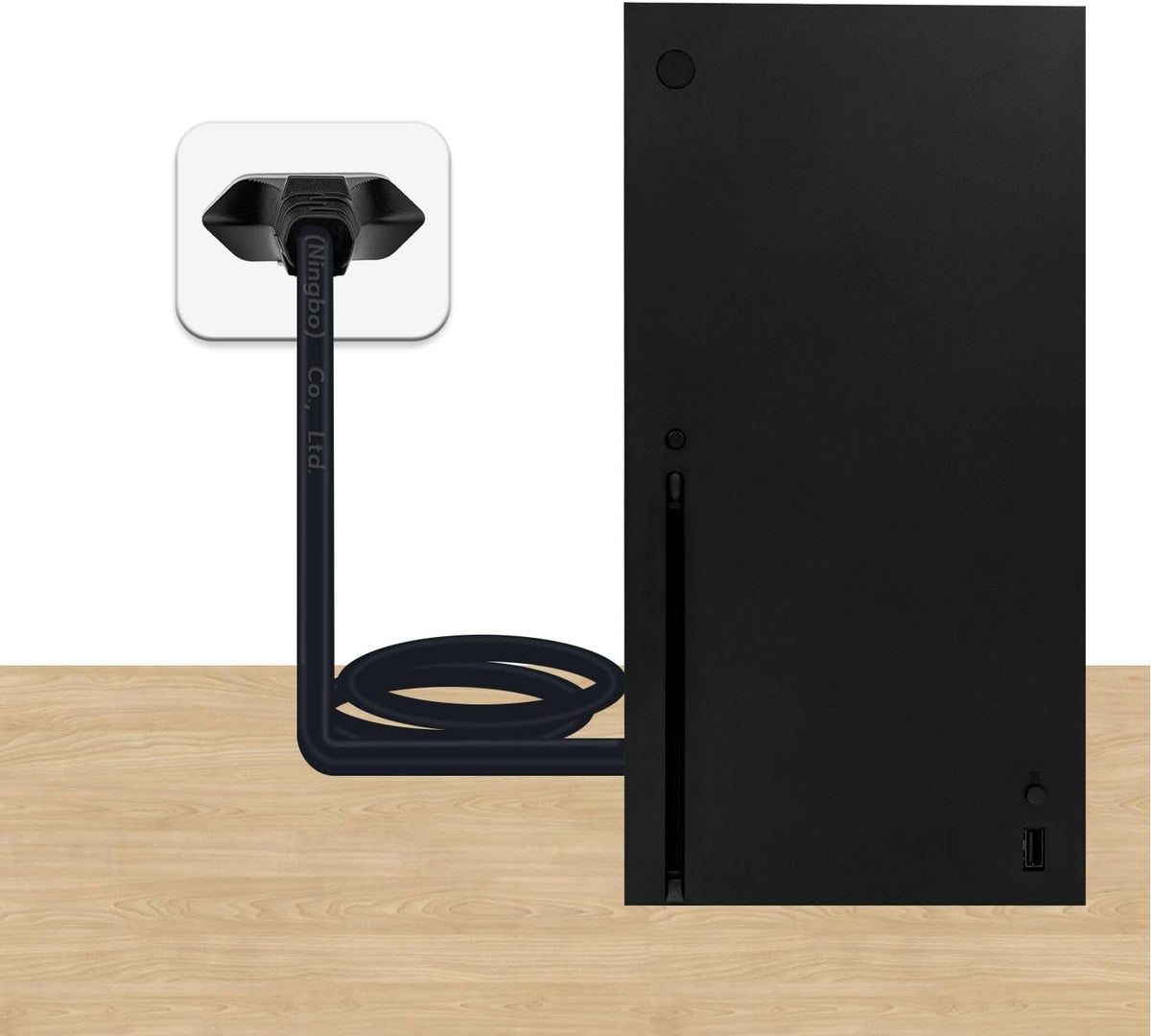 Mcbazel 1,5m Stromkabel C7 Eurostecker (Achterstecker), 2-poliges Netzkabel für PS5,PS4,PS3,PS2,PS1,Xbox, Smart-TV, Drucker, Radio & Monitor, Ersatz Kleingerätekabel, Schwarz
