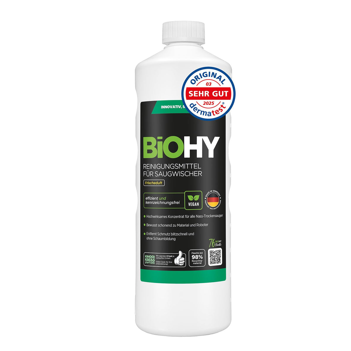 BiOHY Wischroboter Reiniger für Station mit Orangenduft (2 x 1 Liter)
