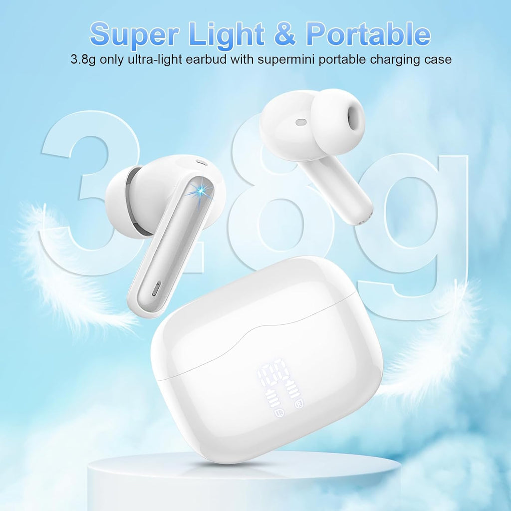 Bluetooth Kopfhörer, Kopfhörer Kabellos Bluetooth 5.4, Tiefer Bass Ohrhörer