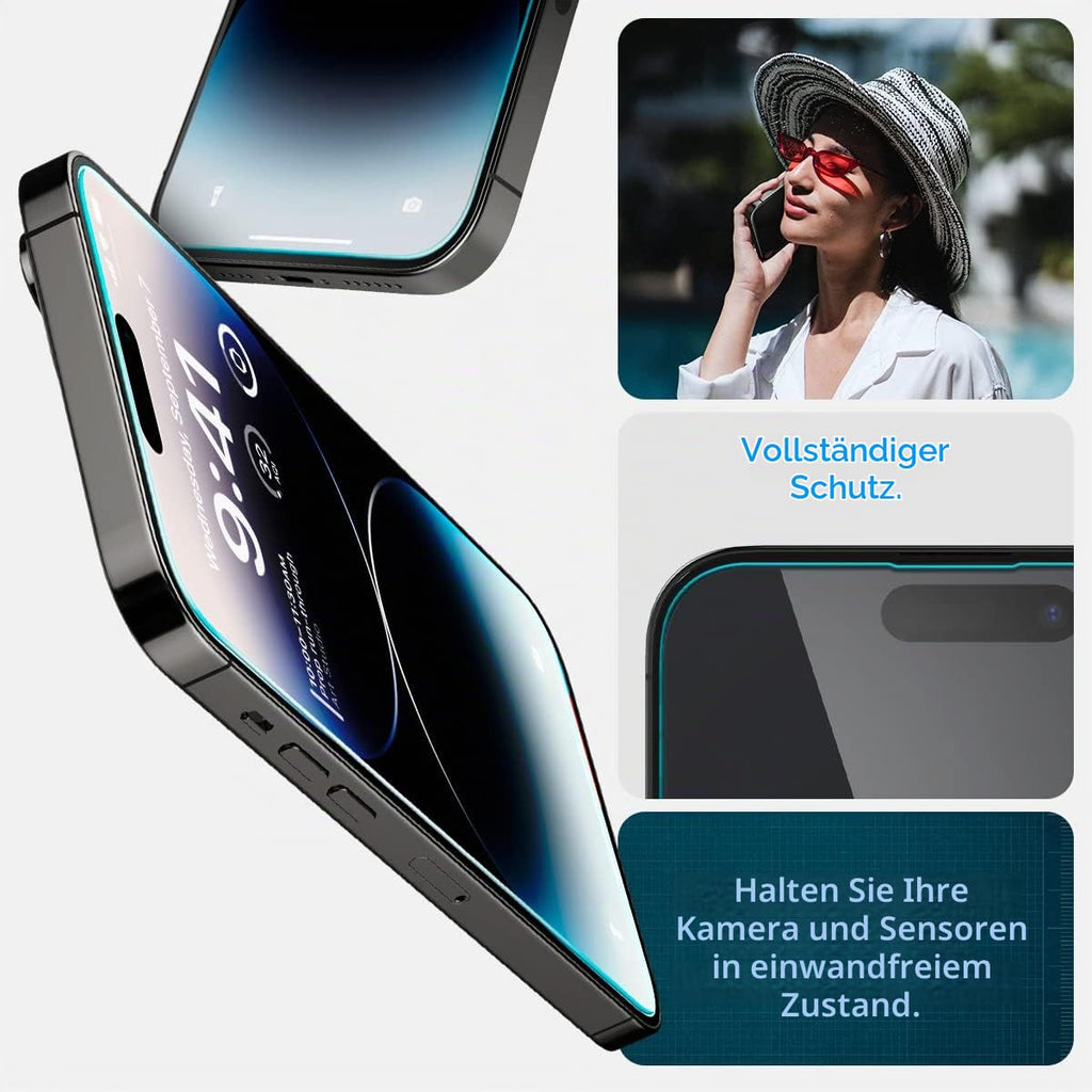 Spigen EZ Fit Schutzfolie [2 Stück] für iPhone 18 Pro, iPhone 17 Pro