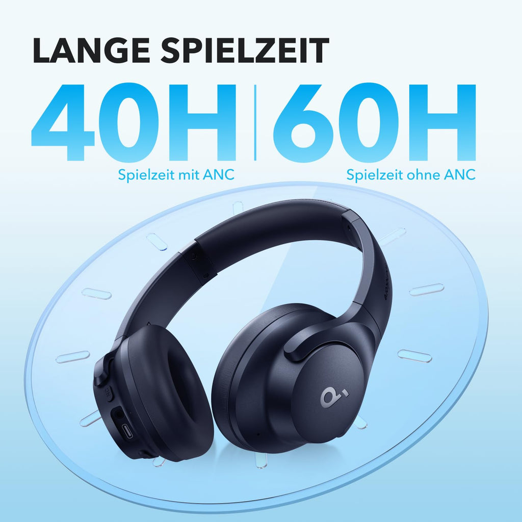 Soundcore by Anker Q20i kabelloser Bluetooth Over-Ear-Kopfhörer