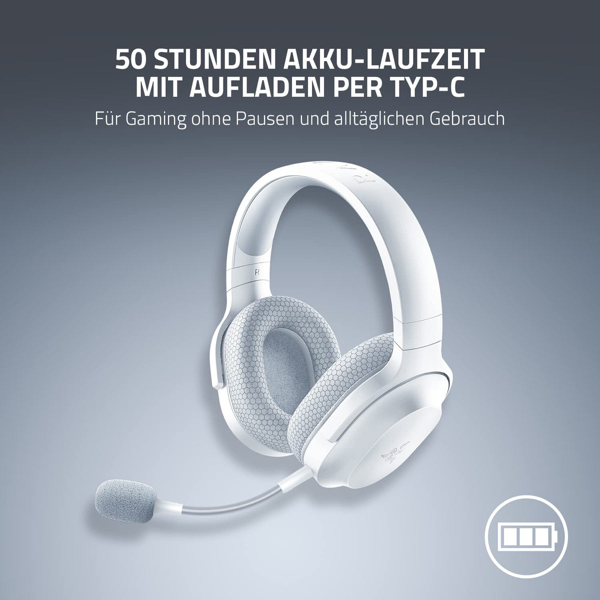 Razer Barracuda X - Kabelloses Multiplattform-Headset für Gaming und Mobile Geräte (SmartSwitch Dual Wireless, Triforce 40mm, Mikrofon mit Nierencharakteristik, 50h Akku, USB-C) Schwarz