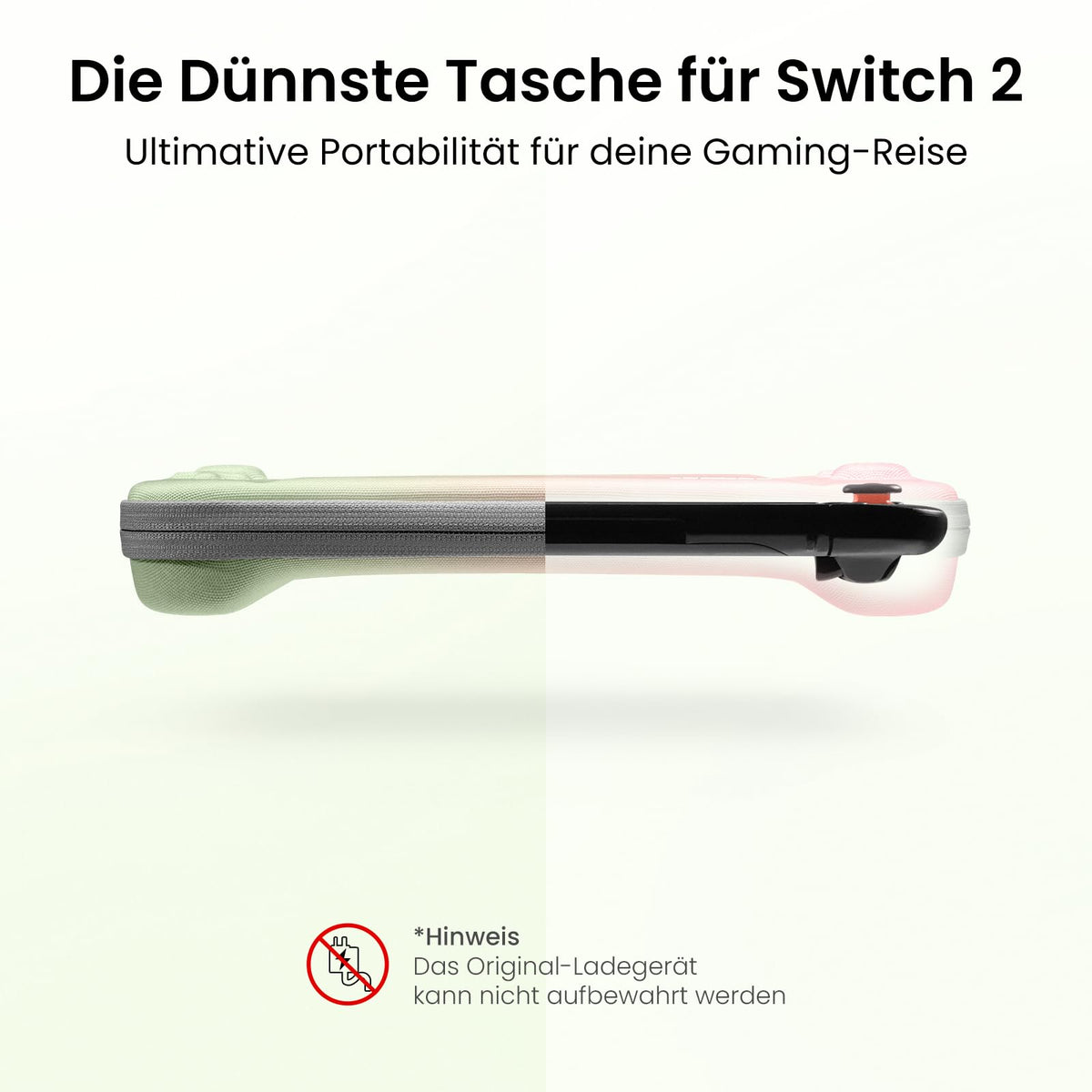 tomtoc Slim Tasche für Nintendo Switch 2, Schutz nach Militärstandard