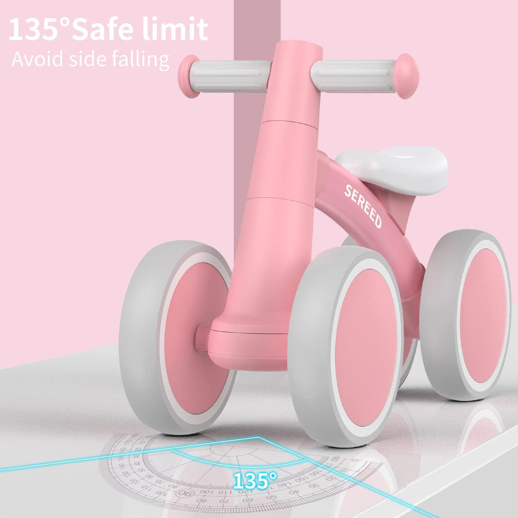 SEREED Baby Balance Bike for 1 Year Old Boy Girl, First Birthday Gift Toy