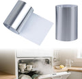 Dampfsperrfolie für Geschirrspüler, 2 Stück, 695×75 mm – Hitzeschutzfolie für Arbeitsplatte, kompatibel mit Beko/Whirlpool/Bauknecht – Aluminium Dampfbremsfolie