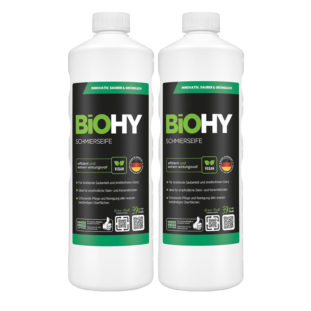 BiOHY Wischroboter Reiniger für Station mit Orangenduft (2 x 1 Liter)