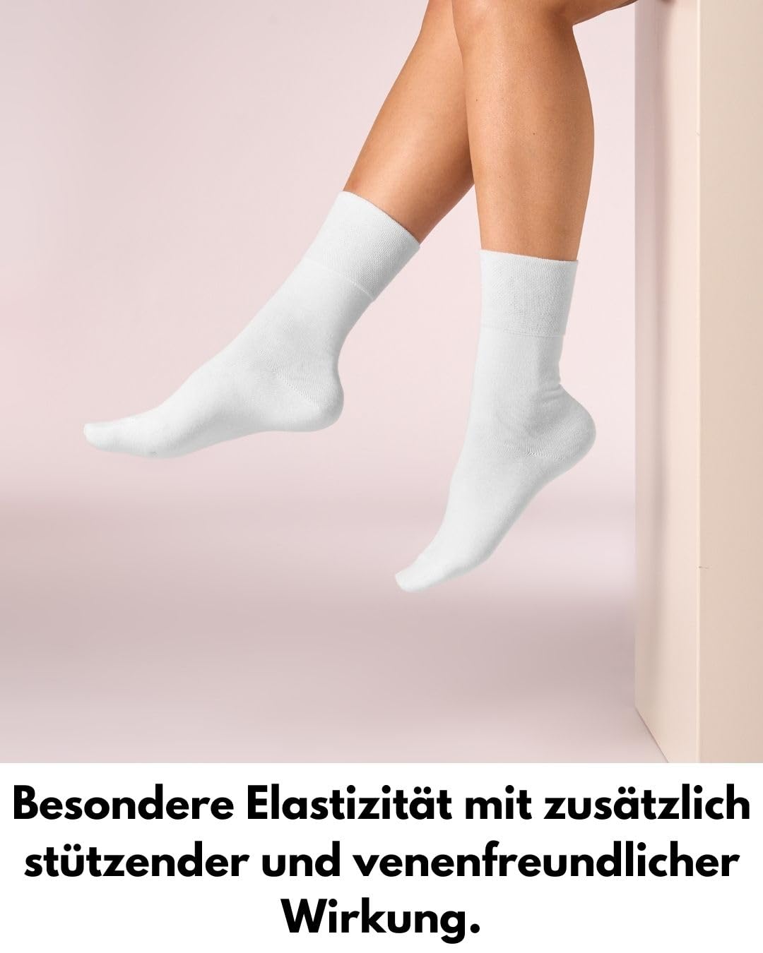 sockenkauf24 10 Paar Diabetikersocken für Herren & Damen ohne Gummibund & ohne Naht aus Baumwolle Diabetiker Socken mit Komfortbund ohne Gummi