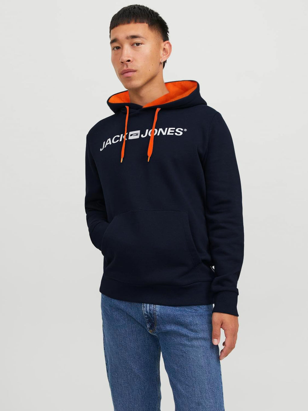 JACK & JONES Herren Kapuzenpullover mit Logo