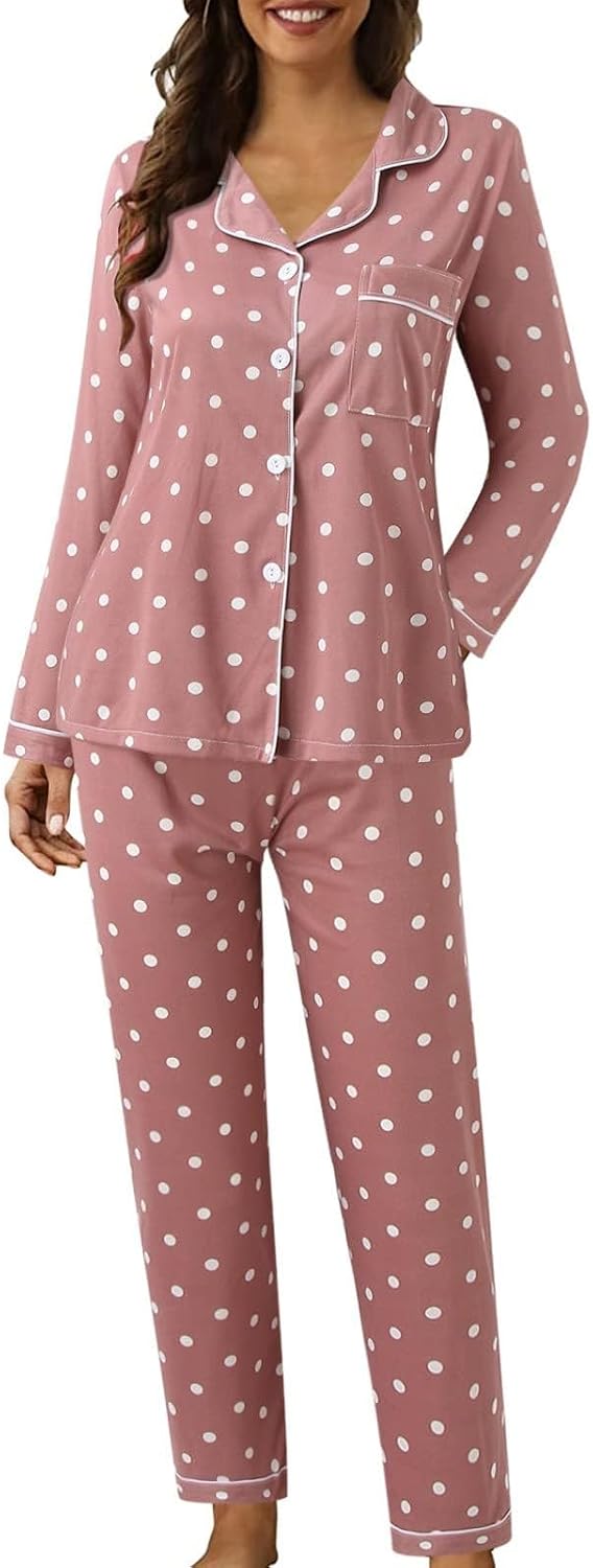 Christmas Pyjamas Women 2026 2 Ladies Pieces Fluffy Pjs Matching Christmas Womens Pyjamas Long Sleeve Xams Plus Size Fashion Autumn Winter Nightwear Lounge Wear Sets for Women UK
